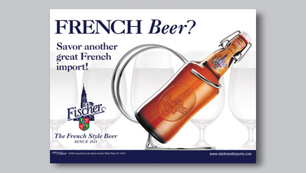 Fischer French Beer Header Card